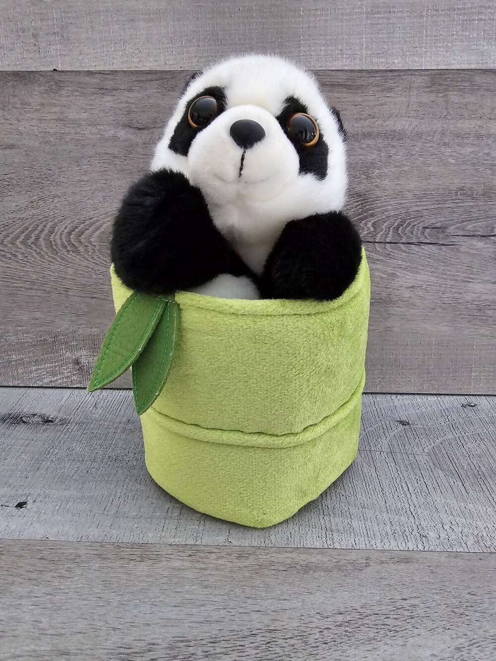 Aurora Panda Bear Bamboo Tree Plush Stuffed Animal Wildlife 8" -10" Puppet Popup